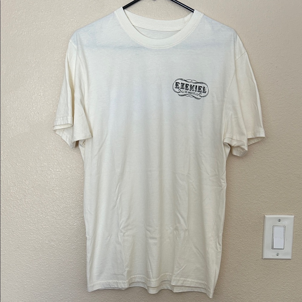 Cream Short-Sleeve Logo Tee